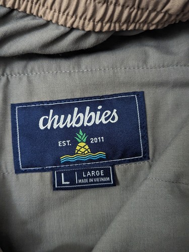 Chubbies Men' s The Tahoes 6" Everywear Performance Shorts Mid Khaki Size L NWT - Picture 9 of 10