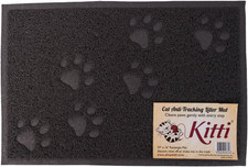 Cat Litter Anti Tracking Mats, Rectangle, Gray