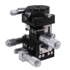 CN SHIP】LTP60-LM-2 XYZR 4-Axis Micro-Adjustment Optical Displacement Stage Table