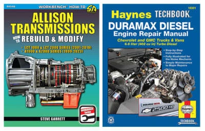 Duramax Diesel Engine Repair Manual Chevrolet GMC Truck Allison TRANS manualS