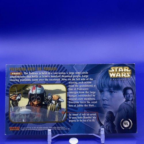 Star Wars Episode 1 Card 45 Wide Vision Trading Card Topps F/S - Picture 3 of 4