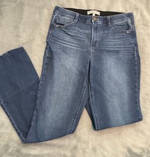Wit  Wisdom Jeans Women's Size 10 Stretch Denim Mid Rise 30x30 Lightweight