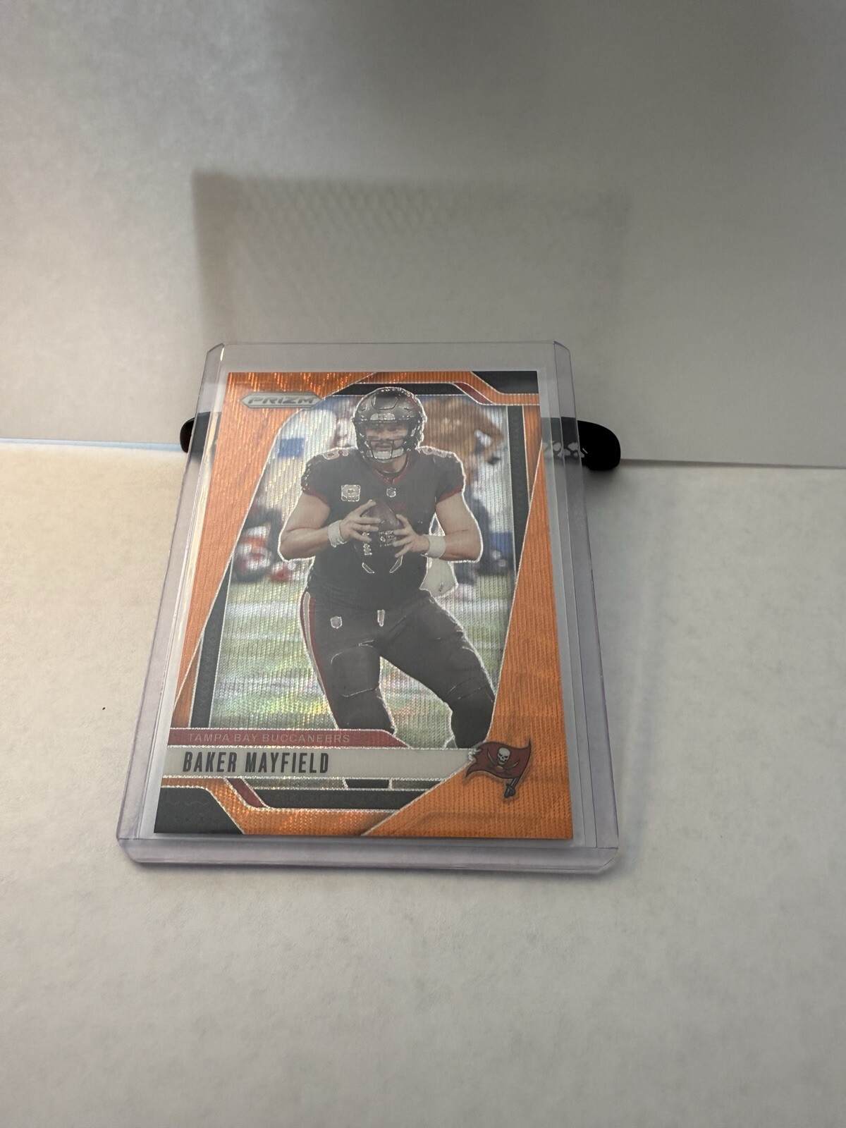 2024 Panini Prizm Baker Mayfield Orange Wave Prizm 10/60 #268
