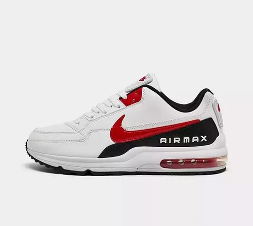 Nike Air Max LTD 3  Men's Shoes White Red Black Sz9 BV1171 100 - Picture 1 of 5