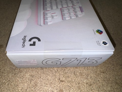 Nuova tastiera da gioco meccanica cablata Seal Logitech G G713 TKL bianca nebbia GX blu - Foto 6 di 9