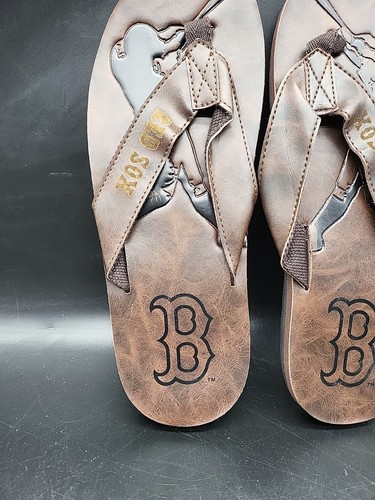 MLB Boston Red Sox Men Flip Flops Sandals SIZE 9-10 - Picture 3 of 6