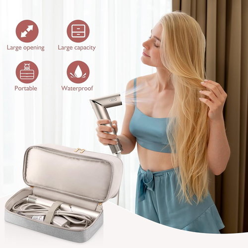 Travel Carrying Case for Hair Dryer Shark Flexstyle Dyson Airwrap Brush Double-L - Picture 5 of 6