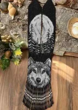 Handmade Necklace Seed Bead Boho American Style Nativ Beaded Multi Strand