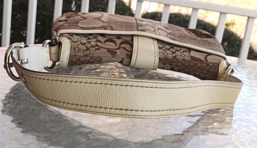 Coach F12316 Vintage Soho Brown Signature C Canvas Patchwork Shoulder Bag - Picture 12 of 19