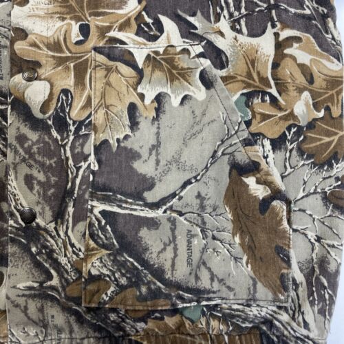Liberty vtg Camo Snap Button Light Weight Jacket Mens 26 inch pit to pit - Picture 3 of 13