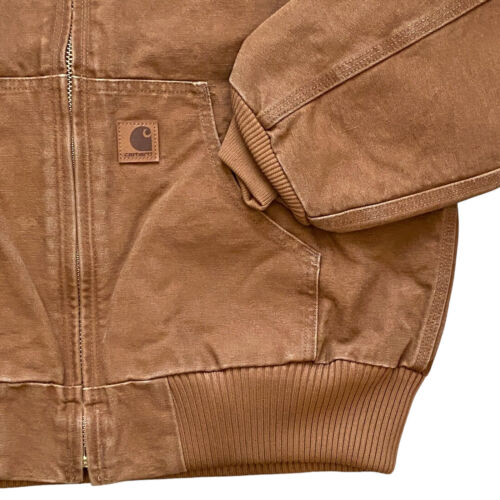NWT DEADSTOCK Carhartt J130 211 Quilt-Lined Hooded Work Jacket, Large Mexico - Picture 4 of 7