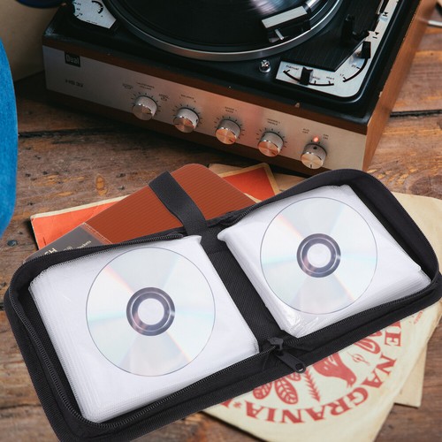 Disc Tragetasche Disc Lagerung Geldbörse Audio Media Brieftasche Disc Fall - Afbeelding 2 van 12