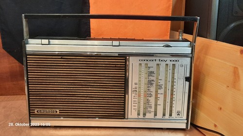 Grundig concert Boy 1000 Weltempfänger RADIO, Guter KLANG, 70s, RARITÄT - Bild 3 von 24