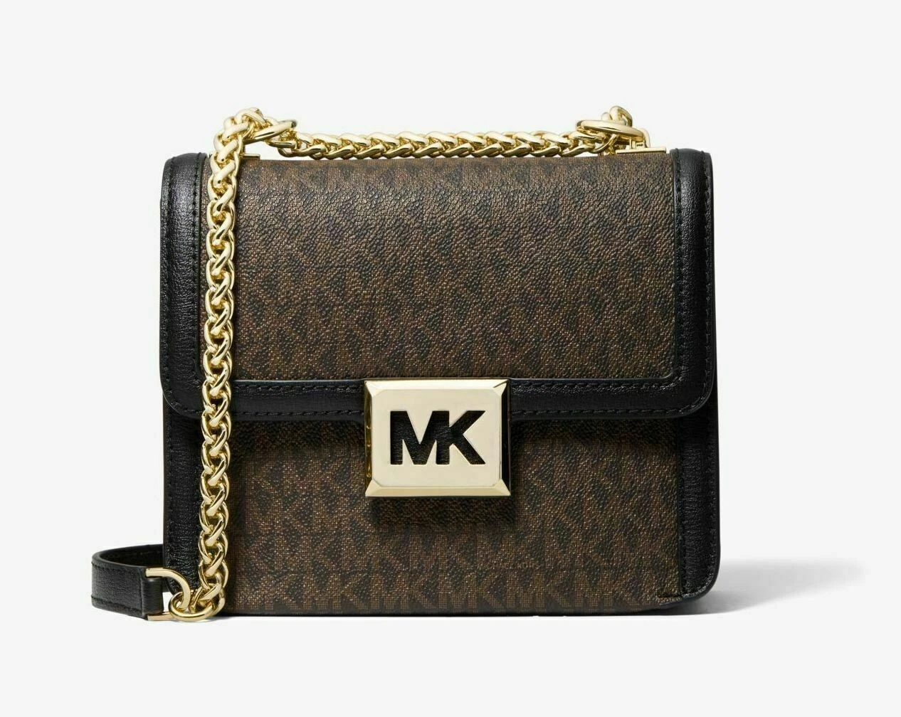 MICHAEL KORS BORSA BAG Crossbody SONIA SM SQR SHLDR XBODY marrone 35F1G6SS5B