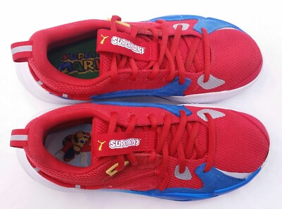 Puma RS-Dreamer Super Mario 64 JR Flame Scarlet-Electric 