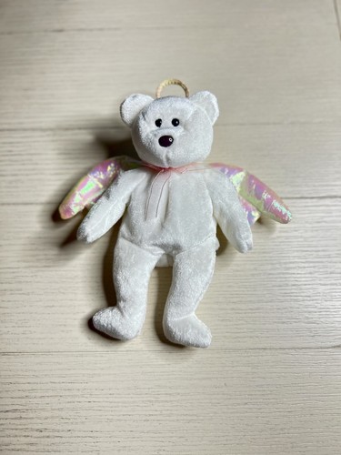 Ty Beanie Babies Halo l'Angelo Orso Giocattolo 1998 RITIRATO - Foto 2 di 5
