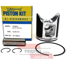 Honda CR125 CR 2005 2006 2007 54mm Bore Mitaka Racing Piston Kit 53.94mm (A)