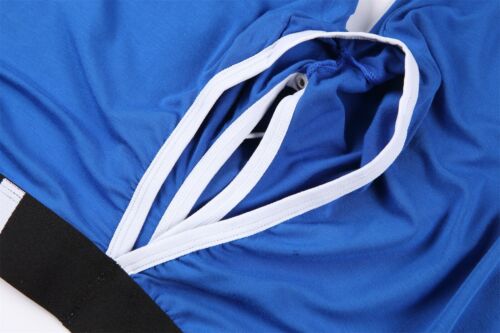 Herren lange Johns Unterwäsche Thermohose Leggings Knopf Etui Homosexuell sexy offener Butt - Bild 14 von 47
