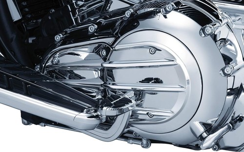 Kuryakyn Tri-Fin Primary Chrome Cover for 2014-2020 Indian (except Scout) #5726 - Picture 2 of 6