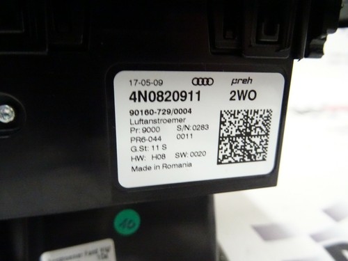 Audi A8 4N Rear Luftausstroemer Duse Control Panel Air Fresh 13 1/12ft0820911 - Picture 7 of 8