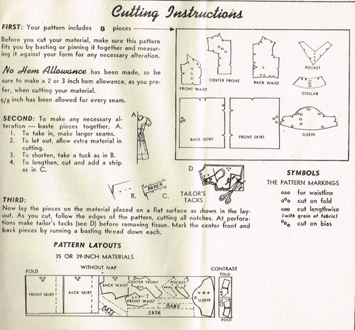 1940s Vintage Mail Order Sewing Pattern 3143 Uncut Girls Sunday Best Dress Sz 8 - Picture 4 of 4