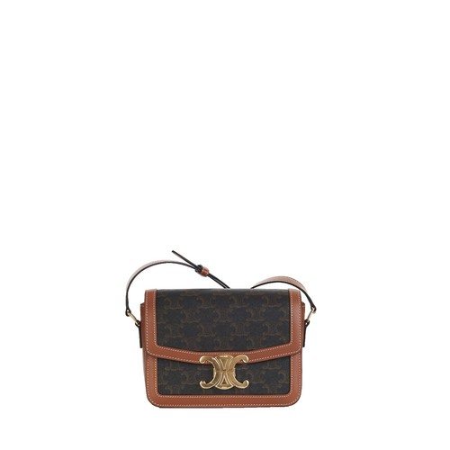 Celine Boogie Bag C Macadam Canvas Leather Handbag Women