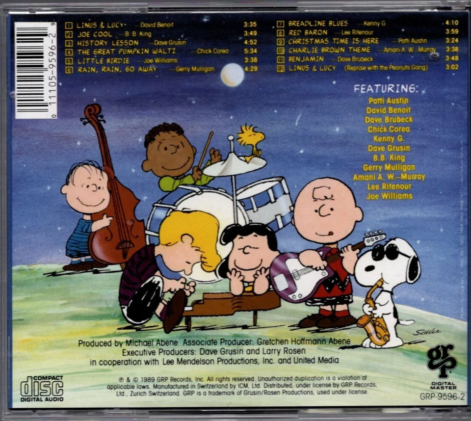 Happy Anniversary, Charlie Brown! - CD Album Printed in 	Switzerland, GRP - Bild 2 von 2