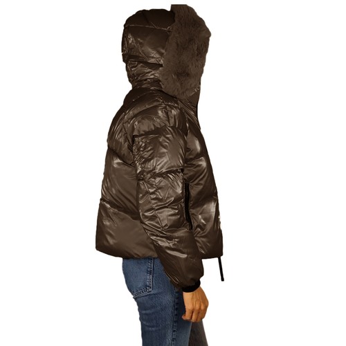 Damen Daunenjacke gefüttert mit Pelzkapuze Winterjacke Veque - Bild 8 von 38