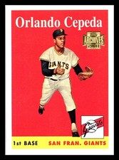 2001 Topps Archives Orlando Cepeda #343 Giants