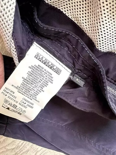 NAPAPIJRI Womens Anorak Jacket Purple Hooded size:L - Picture 6 of 7