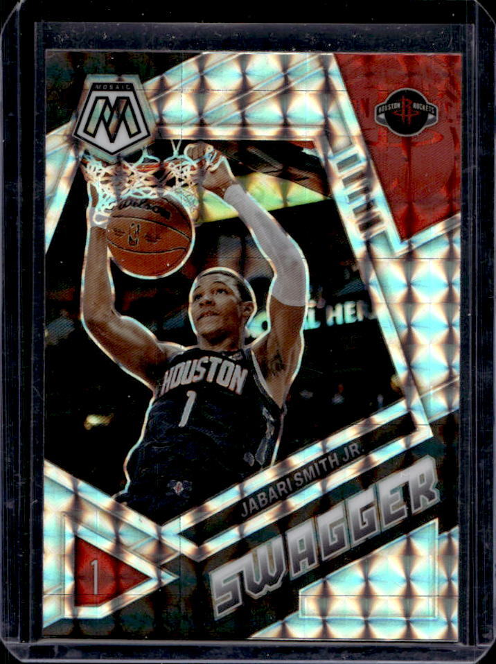 2022-23 Panini Mosaic Jabari Smith Jr. Swagger Mosaic Prizm Rookie #10 Rockets
