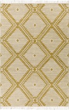 Surya Bedouin 2' x 3' Throw Area Rug Taupe And Black Finish BDO2311 NEW READ