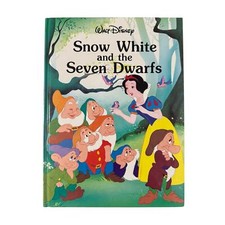 Vintage 1990 Walt Disney Pictures Snow White & the Seven Dwarves Hardcover 