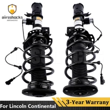 2X For Lincoln Continental Front Left Right Shock Absorber Strut Assys 2017-2020