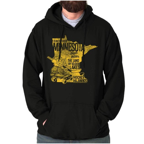 Dennis the Menace Minnesota State Cartoon Hoodie Hooded Sweatshirt Men Women