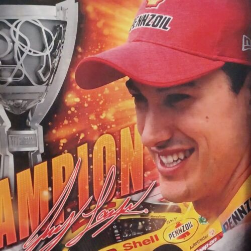 Team Penske Joey Logano 22 Nascar 2018 Champion Short Sleeve Tee Shirt Mens L - Picture 2 of 11