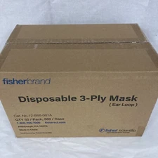 Fisherbrand Disposable 3-Ply Mask - Cs of 500 - #12-888-001A