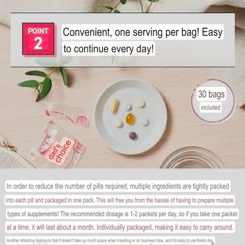 FANCL Supplements for Women in Their 30s and Up,15-30 Days Easy to get nutrients - Picture 6 of 13