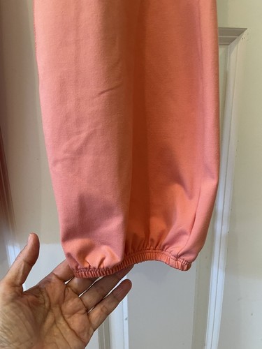 NWT Free People Let’s Bounce Pants Peach Size Medium Jogger Zip Pocket - Picture 7 of 17