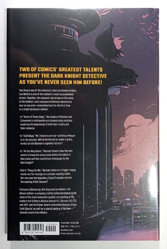 Batman The Deluxe Edition HC (2020) DC Comics Tom King/Lee Weeks - Picture 2 of 2
