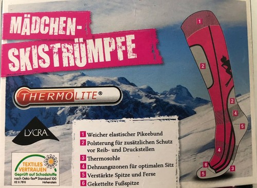 1-4 Paar crivit Skistrümpfe Thermosocken Schneesocken Schneestrümpfe Strümpfe - Picture 6 of 22