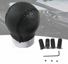 Schaltknauf Schalthebel Manuell Schwarz Leder Für Renault Megane Kangoo