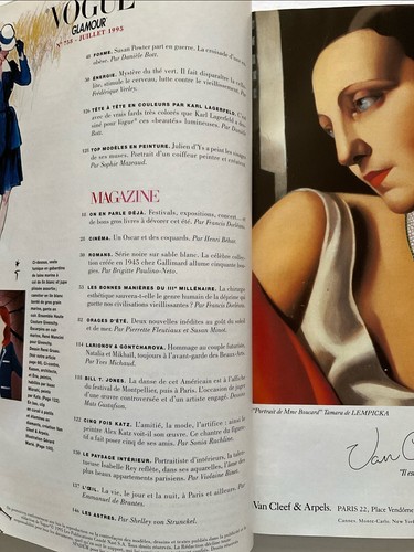 Magazine VOGUE PARIS #758 July 1995 Thierry Mugler Givenchy Katz AUS Seller - Picture 9 of 10