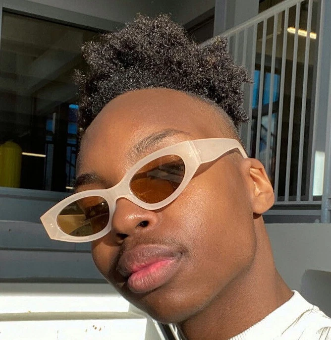 Rectangular retro sale sunglasses