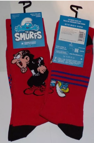 FRIENDS TV PAIR of CREW CUT SOCKS Men's 8-12 Poly/Spandex CENTRAL PERK The Rev's - Picture 10 of 23