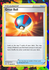 Great Ball 164/202 (Build Your Deck or Playset) Sword & Shield Base Set NM