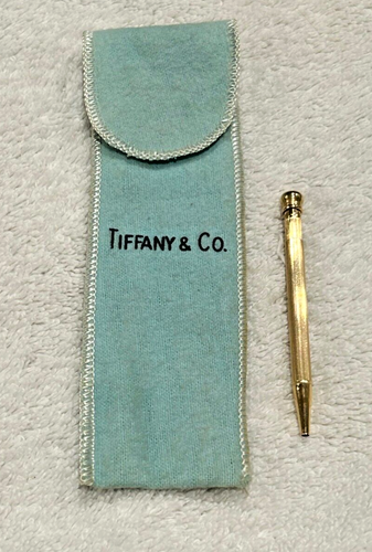 Vintage Tiffany & Co 14K Gold Mechanical Drafting Pencil With Lead 9.8g
