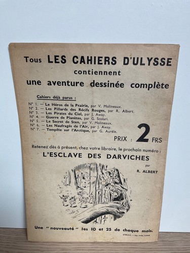 Les cahiers d’Ulysse n°8. La revanche des Saturniens. SEPIA. SCOLARI - Picture 2 of 2