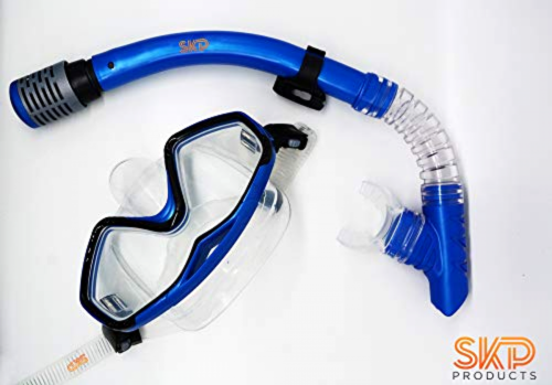 Adult Snorkel Set Tempered Resistant Glass Anti Fog Anti Leak Diving Mask 1 Size - Picture 7 of 7