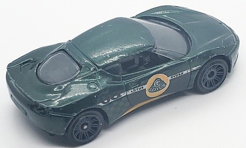 2016 MATCHBOX 2008 LOTUS EVORA GREEN 1:60 DIECAST 2 3/4" CAR W/ YELLOW & SILVER - Picture 4 of 6